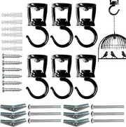 Plant Hooks for Ceiling | Ceiling Mounted String Lights Plant Hooks,Sturdy Indoor Hangers Organization for Lanterns Wind Chimes Bed Nets