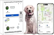 Dog Tracker-Airtag Dog Collar-Android Airtag-GPS Tracker for Dogs-Pet Tracker | Android and iOS Universal | No Charging Required | No Monthly Fee | Waterproof