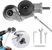 Electric Drill Plate Cutter, Sheet Metal Cutter Accessories, Fast Metal Plate Cutter for Power Nibbler Drill Attachment for Cutting Iron, White Sheet, Steel, Copper, Aluminum