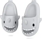 [ydscsci] Kids Shark Sliders Boys Girls Comfy Soft Cloud Slippers Beach Pool Shower Antislip Sandals