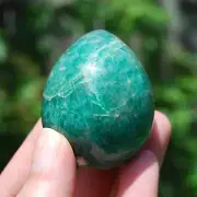 2in Flashy Amazonite Crystal Egg, Madagascar a4