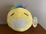NWT Emoji Plush Wearing Face Mask 5” Stuffed Plush