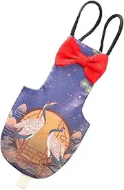 GALPADA 1pc Series Parrot Clothes Pet Flying Suit Flight Suit Apparel Parrot Reusable Pee Bag Pet Pilot Clothing Parrot Nappy Clothes Pet Parrot Clothes Bird Pant Purple Cotton