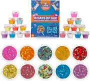 Elmer's 10 Days of Gue Pre-made Slime Variety Pack, Sweet Retreat Countdown Cale