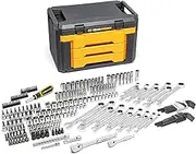 GEARWRENCH Mechanics Tool Set in 3 Drawer Storage Box, 232 Piece