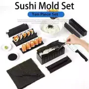 10Pcs/Set DIY Easy Sushi Maker Equipment Kit sushi roller Sushi tool Rice Ball