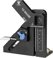 [Generic] 1/2 Gauge Workpiece Center Finder Aluminum Alloy Precise Automatically Center Marking Measuring Tool 1/2 Scriber Tool for Tablesaw Router