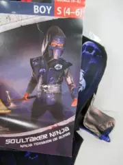 NEW Soultaker Ninja Boys Costume size Small 4-6 HC593