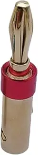 Banana Connectors for Speaker Connector,Banana Connectors for Speaker Wire - 4mm Gold Plated Wire Banana Speaker Connector | No Signal Loss Plug and Unplug