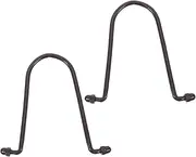 2Pcs Durable Metal Rain Chain Gutter Adapter Hooks Sturdy Downspout Hangers for Outdoor Use Easy Installation Garden Hanging Hooks Long Lasting Construction Efficient