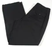 Dockers Khaki Pants Women 10 Petite Straight Leg Stretch Black NWT