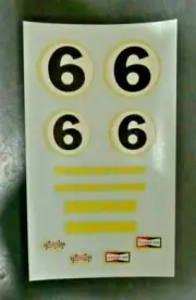 Vintage - Roger Penske Sunoco Camaro #5543 Water Decal - NOS