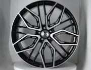 4 RF1 20 inch STAGGERED Black Rims fits JAGUAR S-TYPE 2000-2008