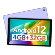 10 Inch Tablet, Android 12 Tablets, 4(2+2) GB RAM, 32GB ROM, 1280x800 Purple
