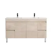 Local Made Vanity Angora-Oak Freestanding Vanity 1500*460*880mm