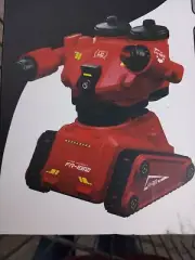 SMART ROBOT FR-E812 Remote Control Fire Fighting Robot Water Spray with Music