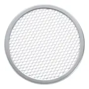 Pizza Screen, 6" Round Pizza Baking Screen with Holes, Silver Tone