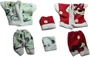 [Generic] Laddu Gopal Dress Size 1 Cotton Night Dress, Krishna Night Dress, Set of 11 FG#05