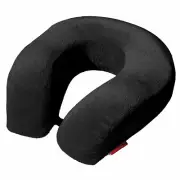 BookishBunny Large Neck Head Rest Pillow Car Travel Airplane Cushion Black
