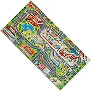 Kids Carpet Playmat Rug Comfortable Polyester Car Rug Play Mat Nonslip Kids Carpet Educational Learning Toy for Living Room Bedroom Play Room Claumeng(80 * 160cm,A)