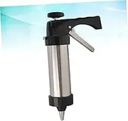Zerodeko Biscuit Piping Pastry Making Tool Stainless Steel Press with Nozzles Pattern Plates for Cookie Decorating for Home Cafe Kitchen Baking