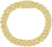 [LOEXZAH] Women's Bracelets Moissanite Bracelet for Women Wedding Bracelet 18K VVS Sterling Silver Men's Bracelets Moissanite Chain Charm Bracelet Diamond Bracelet for Women
