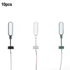 LED Lighting Set for Model Trains 10 Pack with Resistors and Lattice Mast Style
