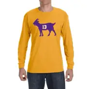 Los Angeles Lakers Wilt Chamberlain Goat Long sleeve shirt