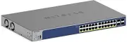 NETGEAR GS728TXPv3 24-Port Gigabit Ethernet 24xPoE+ 4xSFP+ Managed Switch