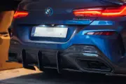 Rear Bumper diffuser extension with ribs / fins For BMW 8 Series G15 G14 (for: BMW)