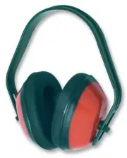 RED EAR DEFENDERS - 27DB, COLOUR RED / BLACK, SNR 85DB, PERSONAL FOR HILKA TOOLS