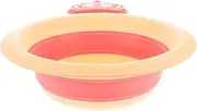 UPKOCH Crown Folding Basin Bottom Wash Sink Portable Compact Newborn Baby Bath Tub Safe