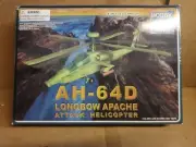 Vtg SILVERCOM AH-64 Apache LONGBOW Helicopter Plastic Model Kit
