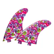 3DFins - Akila Aipa Twin Fins - (fits FCS1 base) - Mushy - Surf -New