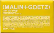 Malin + Goetz Bar Soaps, Rum, Lime, Peppermint, purifies, balances & cleans skin with natural ingredients for men + women. For all skin types. no drying or irritation. Cruelty-free + vegan 5 oz