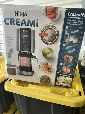 Ninja NC301C CREAMi 7-in-1 Ice Cream Maker Sorbet Gelato Smoothie Milkshake New