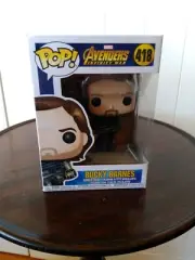 Animated Funko pop vinyl figure Avengers - Bucky Barnes No 418 BNIB Bobble head