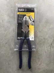 Klein Tools 9" High-Leverage Side-Cutting Pliers, Heavy-Duty Cutting