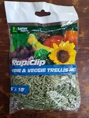 Rapiclip 5 Ft. x 10 Ft. Vine & Veggie Trellis Netting Net Luster Leaf No. 864
