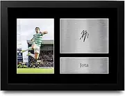 HWC Trading FR A4 Jota Celtic Gifts Printed Signed Autograph Picture for Football Fans and Supporters - A4 Framed