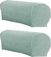 LINGXIYA Set of 2 Sofa Armrest Cover, Soft Stretch Arm Cover for Recliners Sofas Chairs,Couch Furniture Armrest Protector Covers