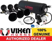 TRAIN HORN KIT FOR TRUCK/CAR/PICKUP LOUD SYSTEM /1.5G AIR TANK/150PSI/3 TRUMPETS