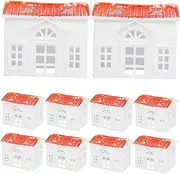 Micro Landscape Villa Model Set Pcs Safe Building Model Decor for Table Miniature Gardens