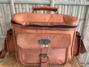 vintage handmade messenger Big capacity leather satchel bag for camera, DSLR