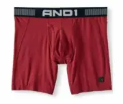 AND1 Performance Sport Soft Boxer Brief Men's Size S NWT Red