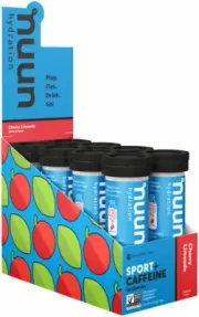 Nuun Electrolyte Sport + Caffeine Energy Drink Tabs Mango Orange - Box of 8