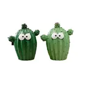 Creative Lovely Cactus Shape Resin Money Coin Bank Home Decoration, (Mixed styles)