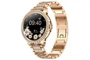 Smart Watch (Answer/Make Call),1.32''Full Touch Screen Smartwatch for Android Phones,Fitness Tracker with Heart Rate/Blood Oxygen/Sleep Monitor,AI Voice(Rose Gold)