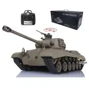 2.4G Henglong 1/16 7.0 Plastic M26 Pershing RTR BB IR RC Tank 3818 360° Turret