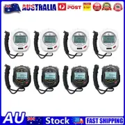 Handheld Digital Stopwatch Chronograph Sports Training Timer Stop Watch AU